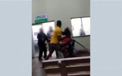 homem-arremessa-cadeira-contra-segurancas-durante-confusao-em-upa-de-ribeirao-preto,-sp;-video