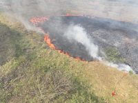 incendio-atinge-area-de-serra-entre-monte-alto-e-taquaritinga,-sp,-ha-1-dia;-fotos